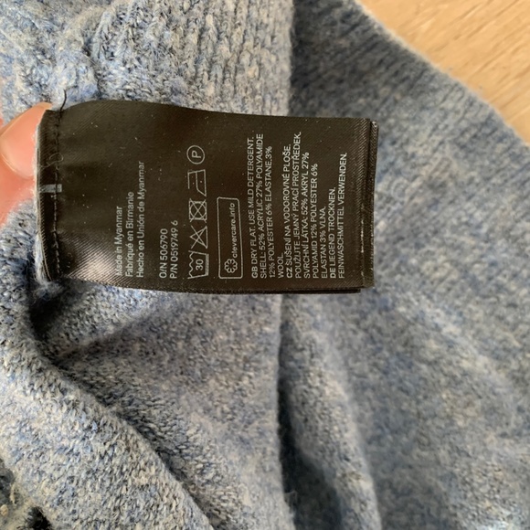 Oversized Light Blue, Slightly Fuzzy, Sweater - XS but fits like a Medium - Picture 4 of 4